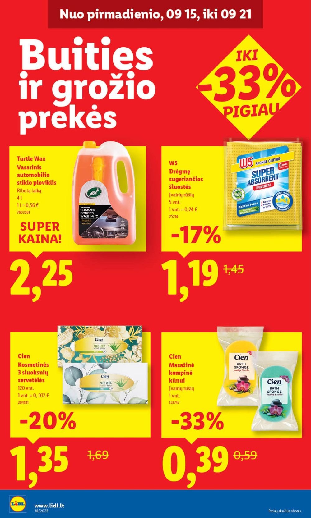lidl - LIDL - Maisto prekių pasiūlymai (2025 09 15 - 2025 09 21) - page: 38 lidl - LIDL - Maisto prekių pasiūlymai (2025 09 15 - 2025 09 21) - page: 38