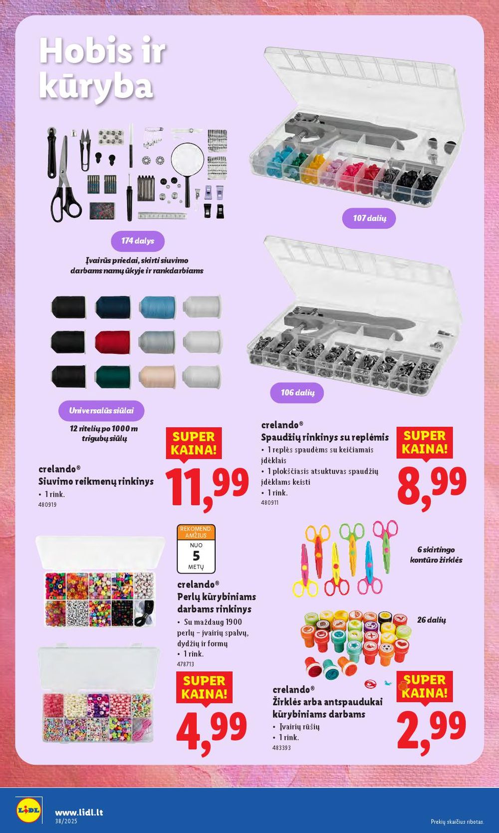 lidl - LIDL - Ne maisto prekių pasiūlymai (2025 09 15 - 2025 09 21) - page: 16