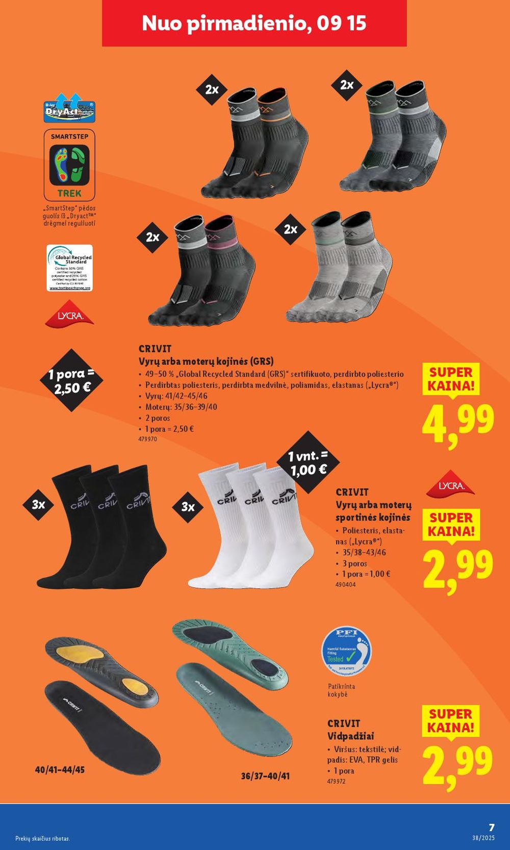 lidl - LIDL - Ne maisto prekių pasiūlymai (2025 09 15 - 2025 09 21) - page: 7