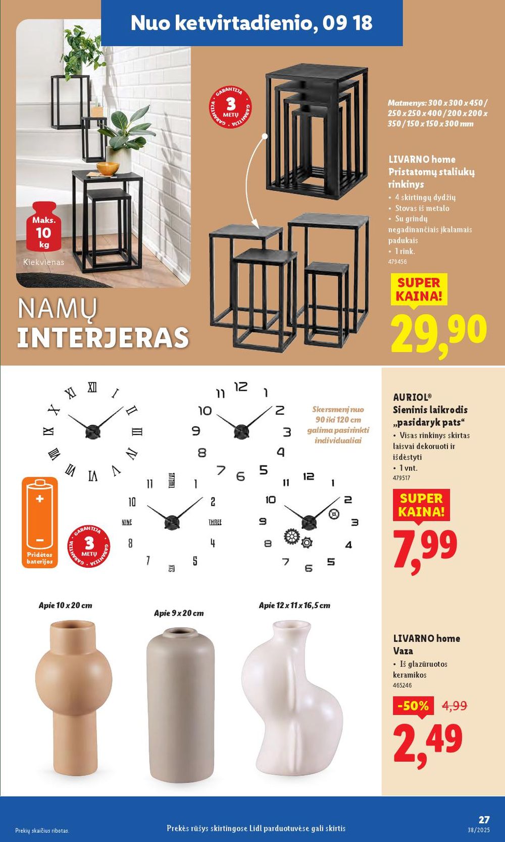 lidl - LIDL - Ne maisto prekių pasiūlymai (2025 09 15 - 2025 09 21) - page: 27