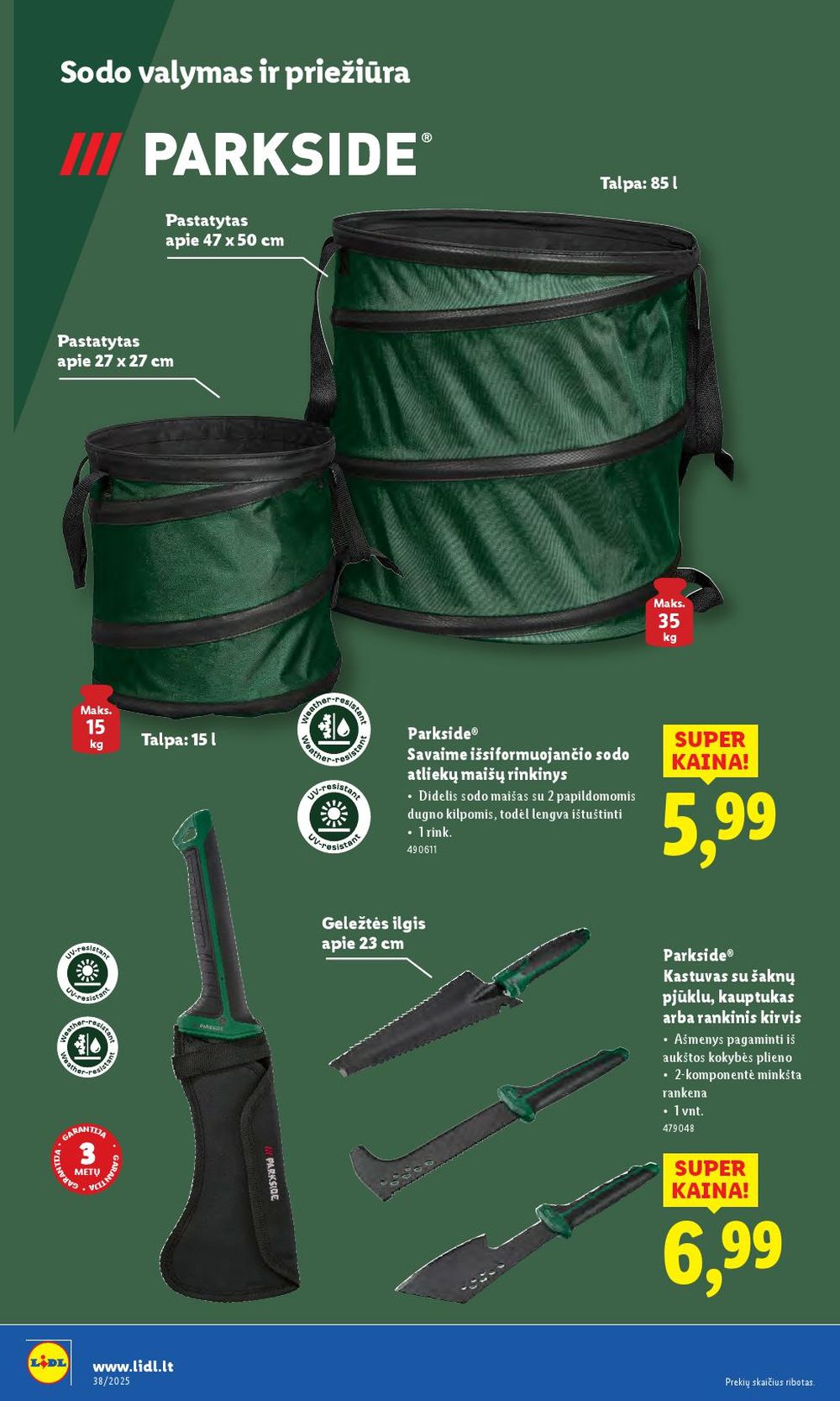 lidl - LIDL - Ne maisto prekių pasiūlymai (2025 09 15 - 2025 09 21) - page: 24