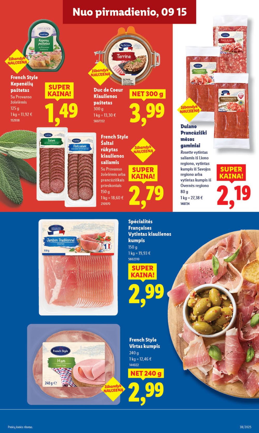 lidl - LIDL - Maisto prekių pasiūlymai (2025 09 18 - 2025 09 21) - page: 21