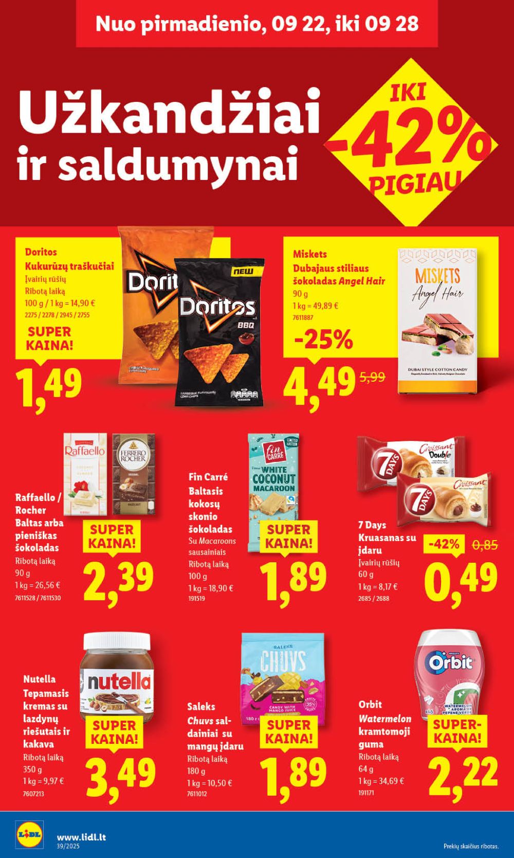 lidl - LIDL - Maisto prekių pasiūlymai (2025 09 22 - 2025 09 28) - page: 32 lidl - LIDL - Maisto prekių pasiūlymai (2025 09 22 - 2025 09 28) - page: 32