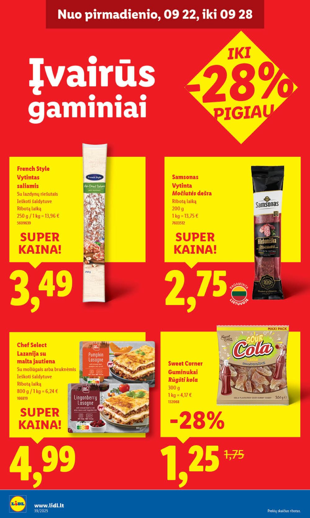 lidl - LIDL - Maisto prekių pasiūlymai (2025 09 22 - 2025 09 28) - page: 34 lidl - LIDL - Maisto prekių pasiūlymai (2025 09 22 - 2025 09 28) - page: 34