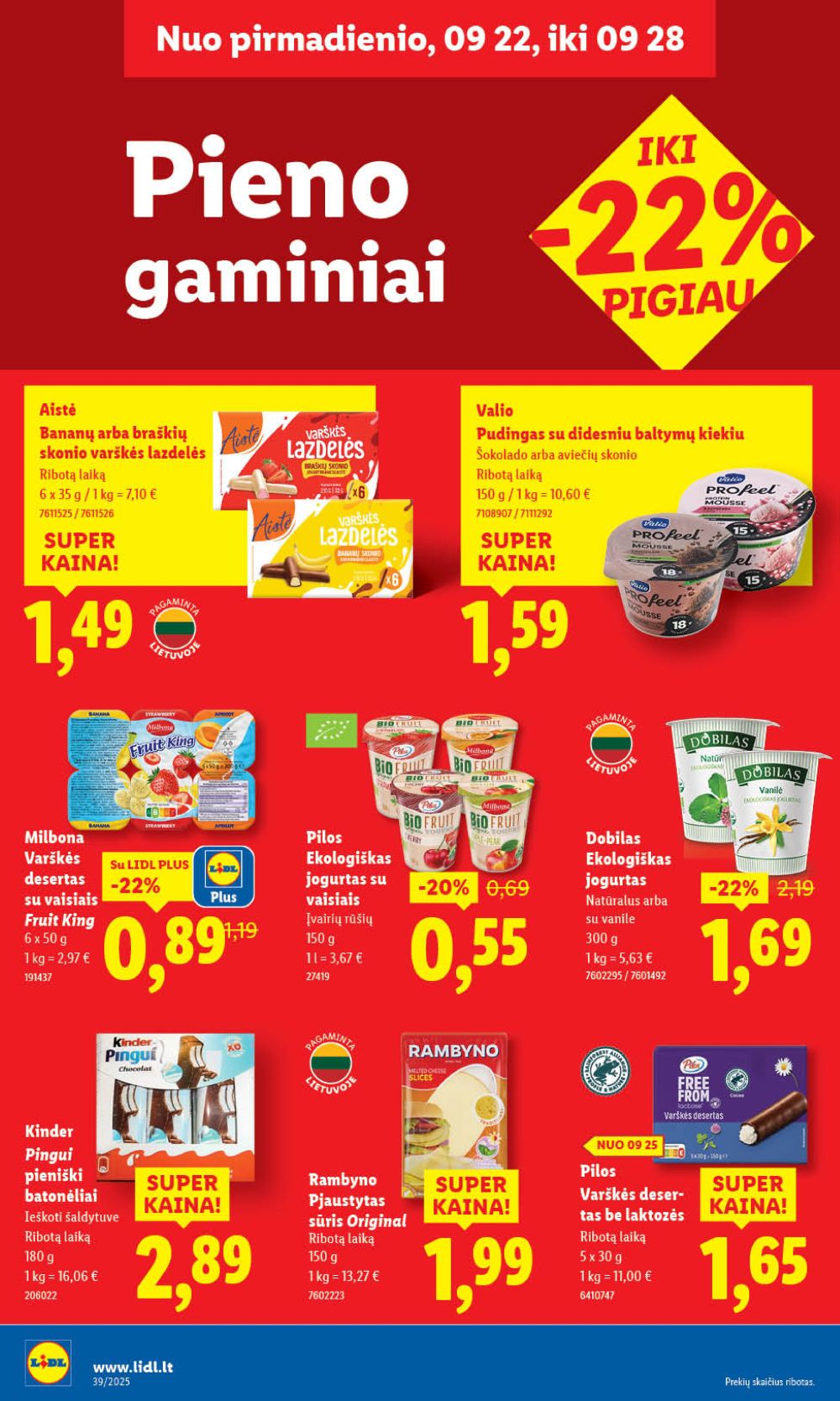lidl - LIDL - Maisto prekių pasiūlymai (2025 09 22 - 2025 09 28) - page: 28 lidl - LIDL - Maisto prekių pasiūlymai (2025 09 22 - 2025 09 28) - page: 28