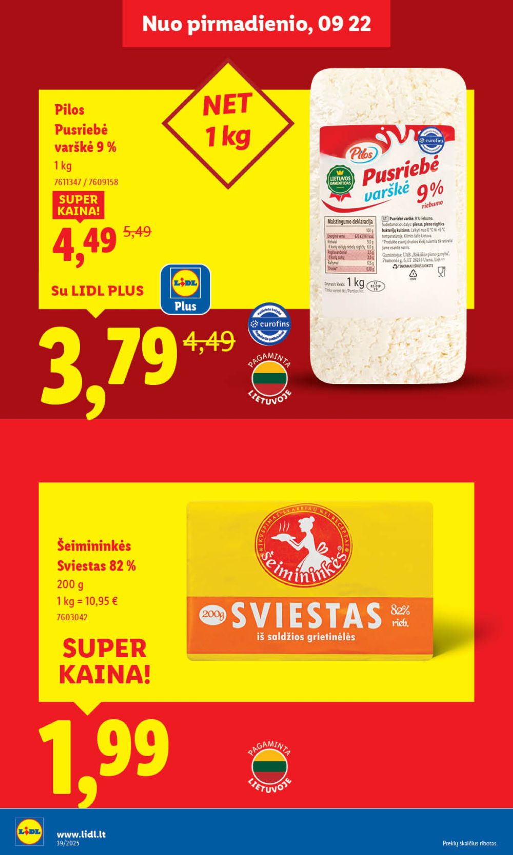 lidl - LIDL - Maisto prekių pasiūlymai (2025 09 22 - 2025 09 28) - page: 22 lidl - LIDL - Maisto prekių pasiūlymai (2025 09 22 - 2025 09 28) - page: 22