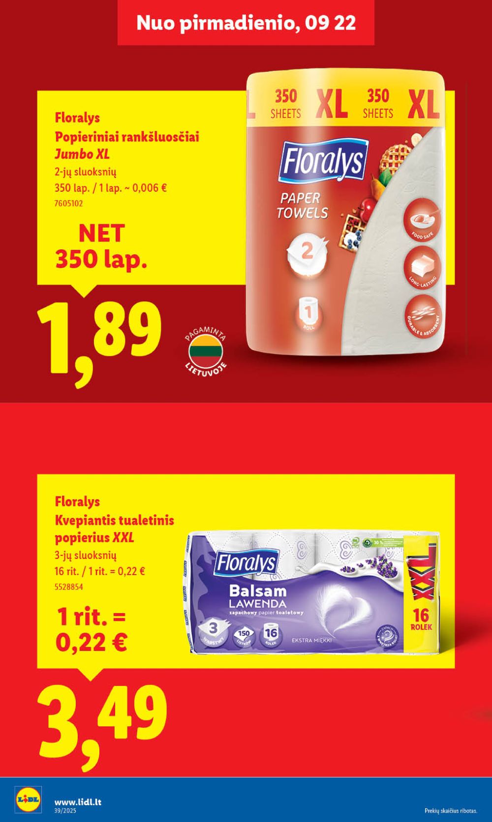 lidl - LIDL - Maisto prekių pasiūlymai (2025 09 22 - 2025 09 28) - page: 24 lidl - LIDL - Maisto prekių pasiūlymai (2025 09 22 - 2025 09 28) - page: 24