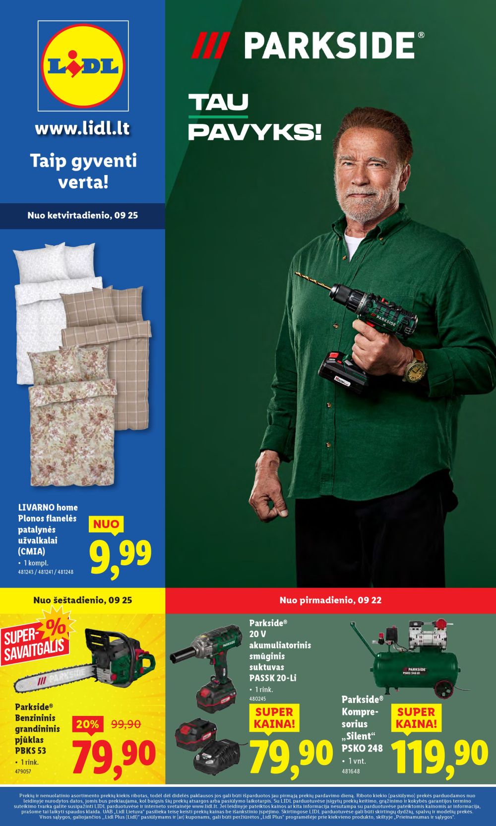 lidl - LIDL - Ne maisto prekių pasiūlymai (2025 09 22 - 2025 09 28)