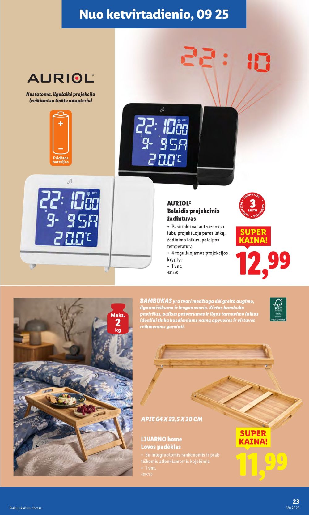 lidl - LIDL - Ne maisto prekių pasiūlymai (2025 09 22 - 2025 09 28) - page: 23 lidl - LIDL - Ne maisto prekių pasiūlymai (2025 09 22 - 2025 09 28) - page: 23
