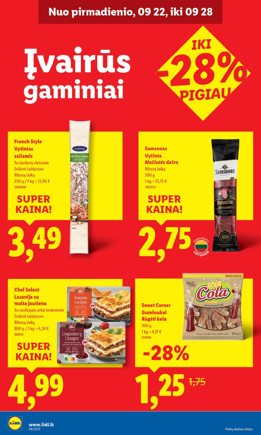 lidl - LIDL - Maisto prekių pasiūlymai (2025 09 25 - 2025 09 28) - page: 44 lidl - LIDL - Maisto prekių pasiūlymai (2025 09 25 - 2025 09 28) - page: 44