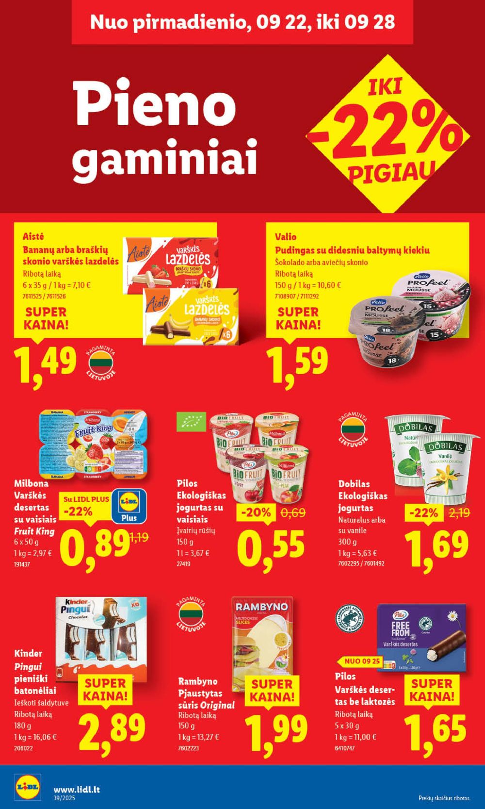 lidl - LIDL - Maisto prekių pasiūlymai (2025 09 25 - 2025 09 28) - page: 38 lidl - LIDL - Maisto prekių pasiūlymai (2025 09 25 - 2025 09 28) - page: 38