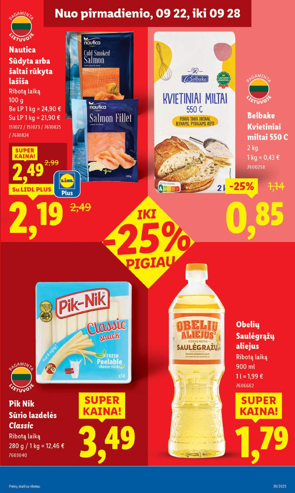 lidl - LIDL - Maisto prekių pasiūlymai (2025 09 25 - 2025 09 28) - page: 33 lidl - LIDL - Maisto prekių pasiūlymai (2025 09 25 - 2025 09 28) - page: 33