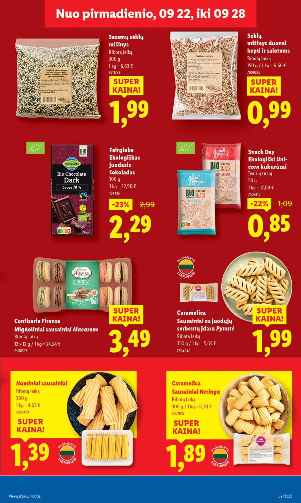 lidl - LIDL - Maisto prekių pasiūlymai (2025 09 25 - 2025 09 28) - page: 45 lidl - LIDL - Maisto prekių pasiūlymai (2025 09 25 - 2025 09 28) - page: 45