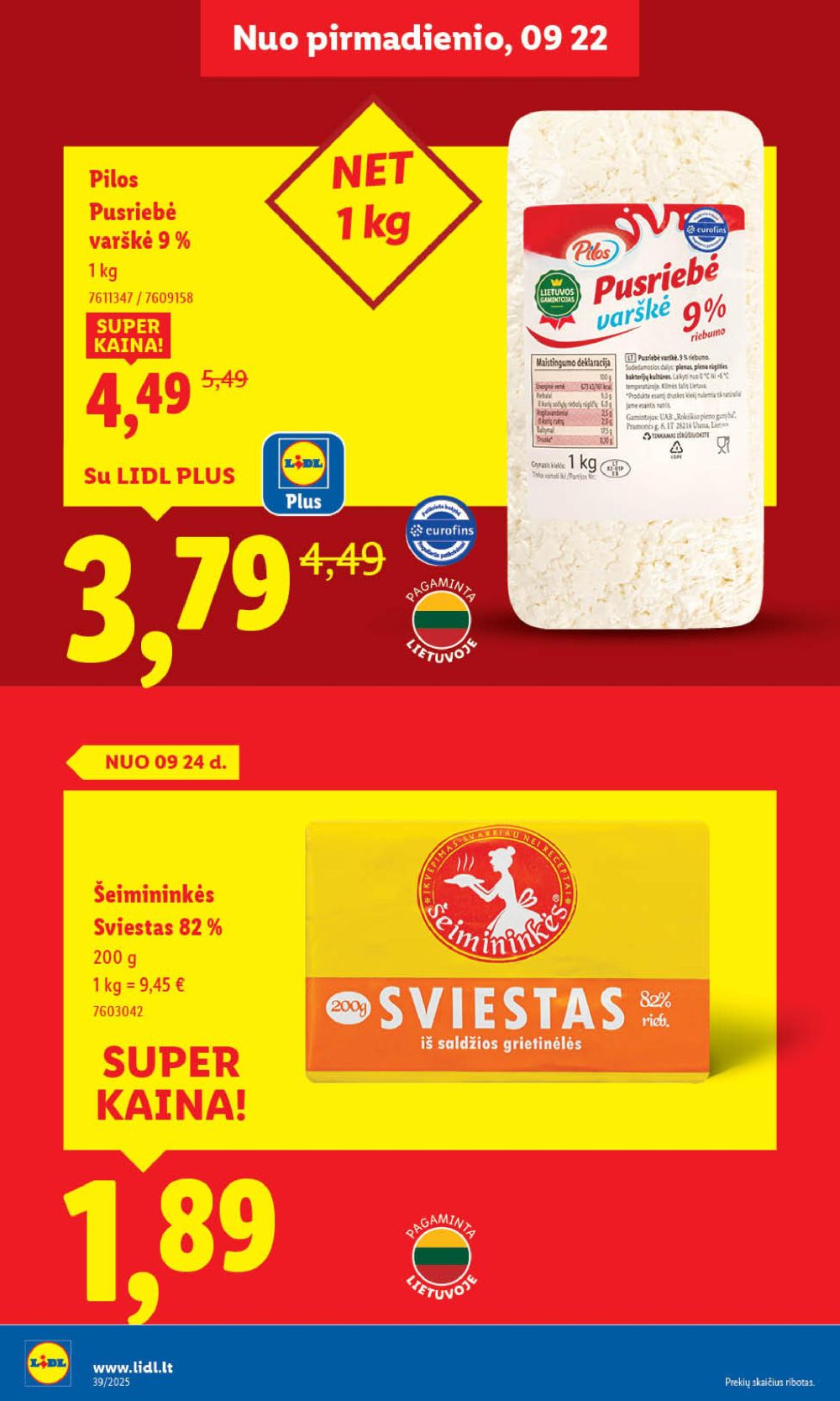 lidl - LIDL - Maisto prekių pasiūlymai (2025 09 25 - 2025 09 28) - page: 32 lidl - LIDL - Maisto prekių pasiūlymai (2025 09 25 - 2025 09 28) - page: 32