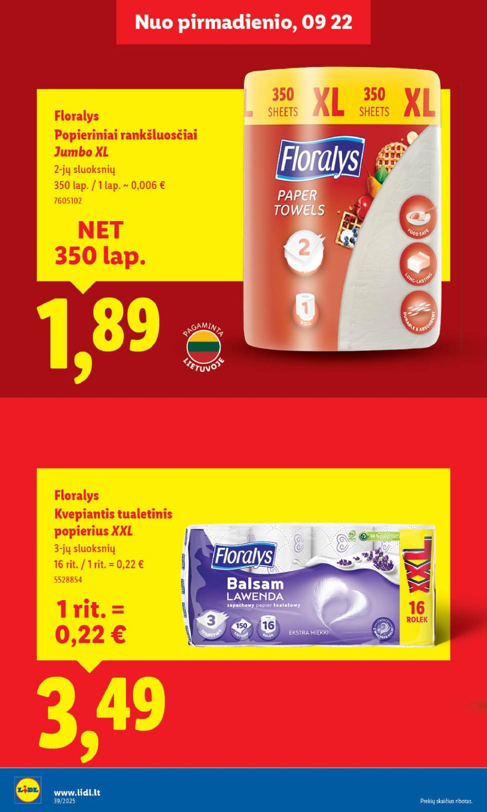 lidl - LIDL - Maisto prekių pasiūlymai (2025 09 25 - 2025 09 28) - page: 34 lidl - LIDL - Maisto prekių pasiūlymai (2025 09 25 - 2025 09 28) - page: 34