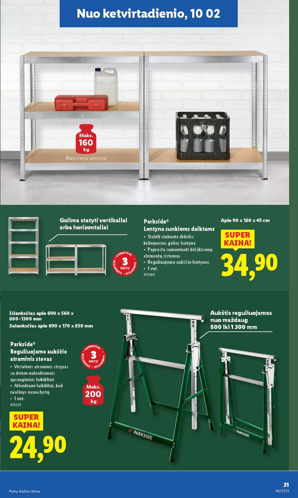 lidl - LIDL - Ne maisto prekių pasiūlymai (2025 09 29 - 2025 10 05) - page: 31 lidl - LIDL - Ne maisto prekių pasiūlymai (2025 09 29 - 2025 10 05) - page: 31