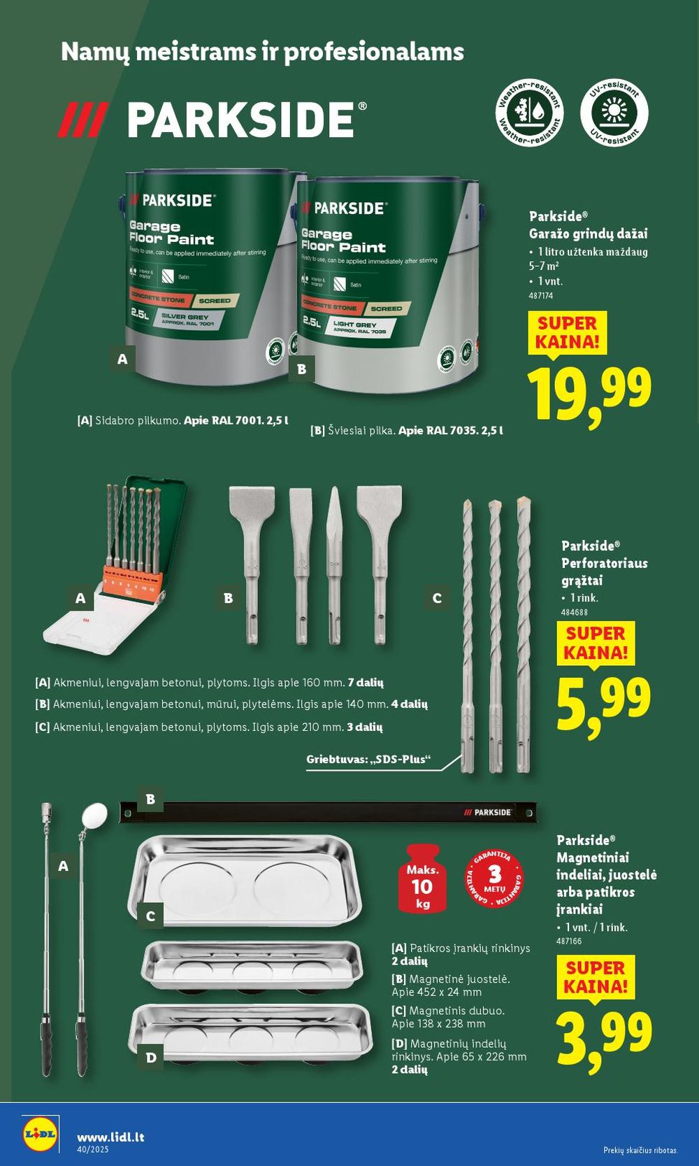 lidl - LIDL - Ne maisto prekių pasiūlymai (2025 09 29 - 2025 10 05) - page: 32 lidl - LIDL - Ne maisto prekių pasiūlymai (2025 09 29 - 2025 10 05) - page: 32