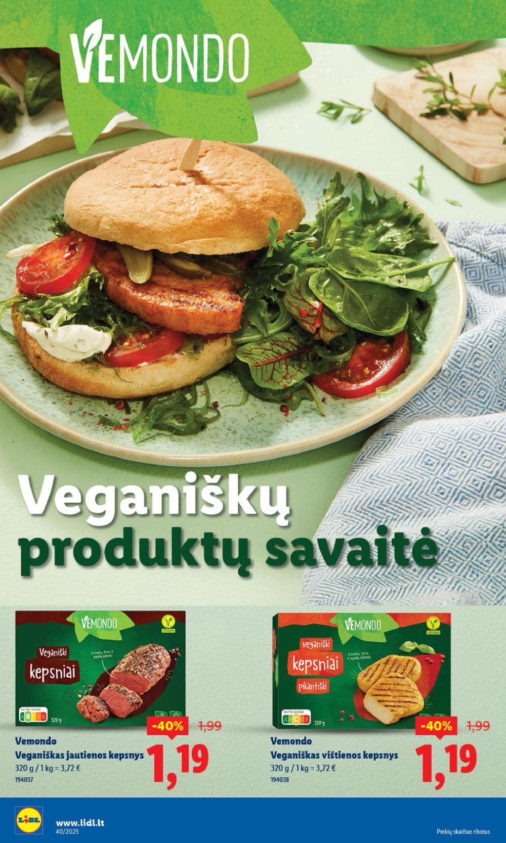 lidl - LIDL - Maisto prekių pasiūlymai (2025 09 29 - 2025 10 05) - page: 34