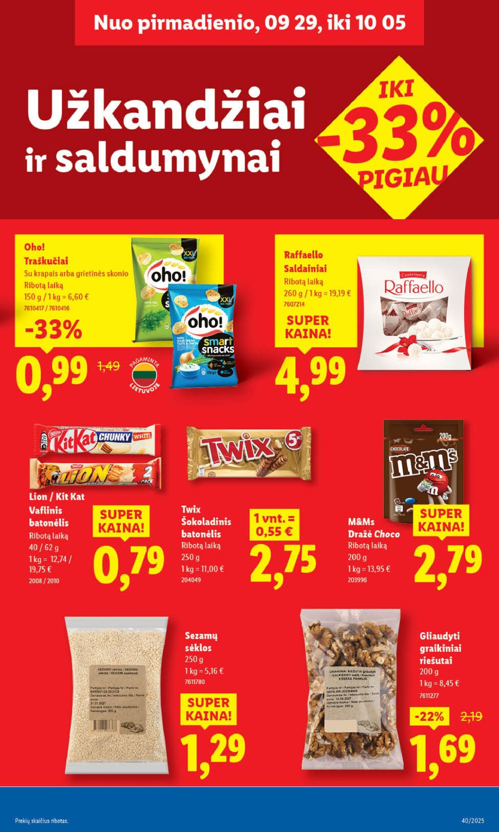 lidl - LIDL - Maisto prekių pasiūlymai (2025 09 29 - 2025 10 05) - page: 31