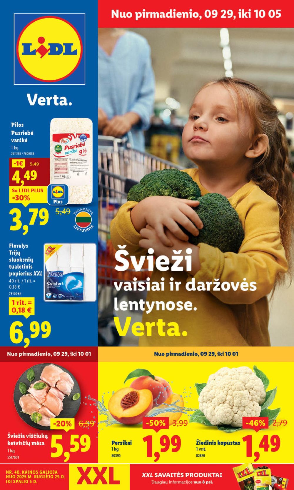 lidl - LIDL - Maisto prekių pasiūlymai (2025 09 29 - 2025 10 05)