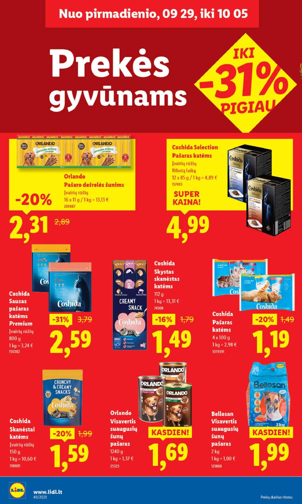 lidl - LIDL - Maisto prekių pasiūlymai (2025 09 29 - 2025 10 05) - page: 42