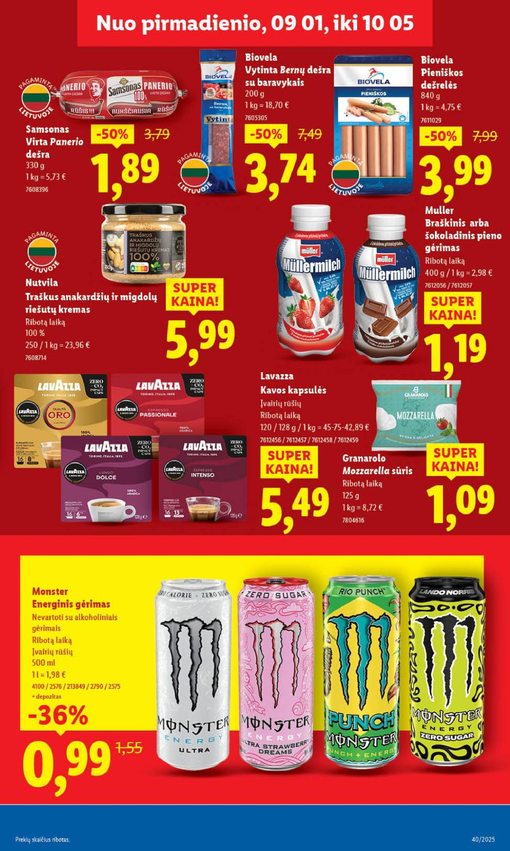 lidl - LIDL - Maisto prekių pasiūlymai (2025 10 02 - 2025 10 05) - page: 25