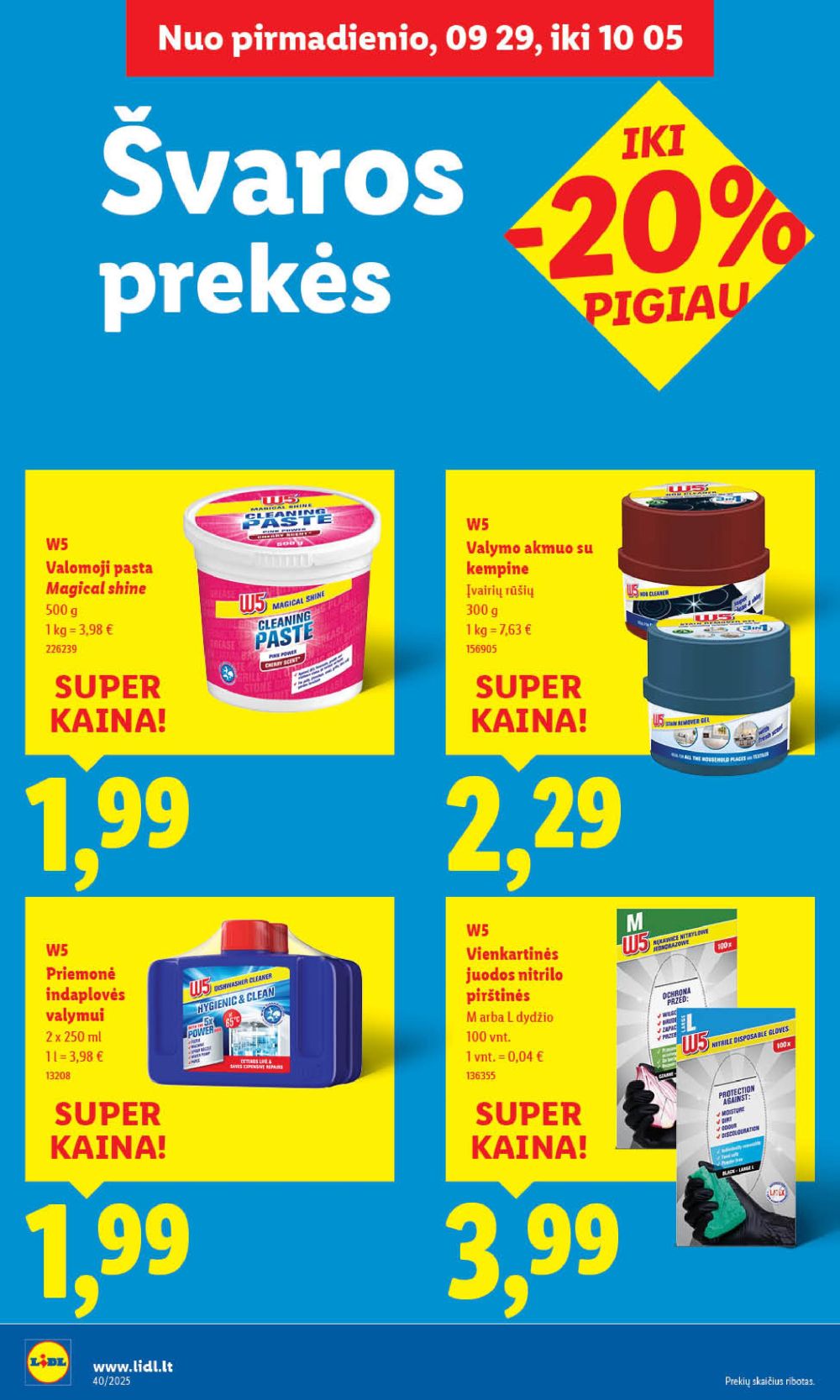 lidl - LIDL - Maisto prekių pasiūlymai (2025 10 02 - 2025 10 05) - page: 51