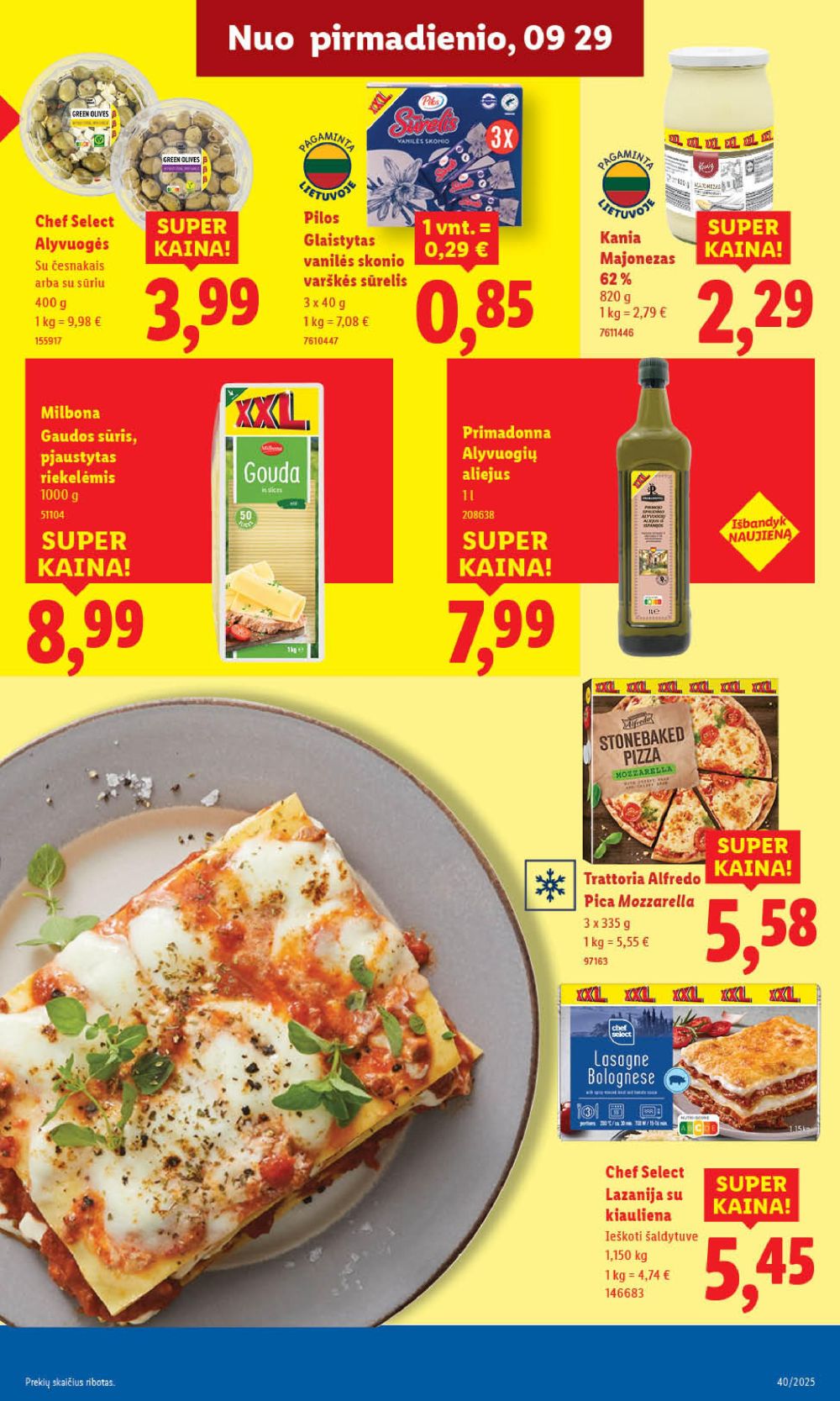 lidl - LIDL - Maisto prekių pasiūlymai (2025 10 02 - 2025 10 05) - page: 19