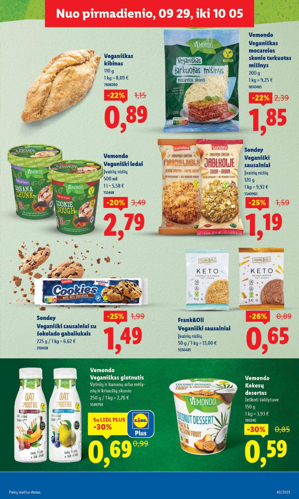 lidl - LIDL - Maisto prekių pasiūlymai (2025 10 02 - 2025 10 05) - page: 43