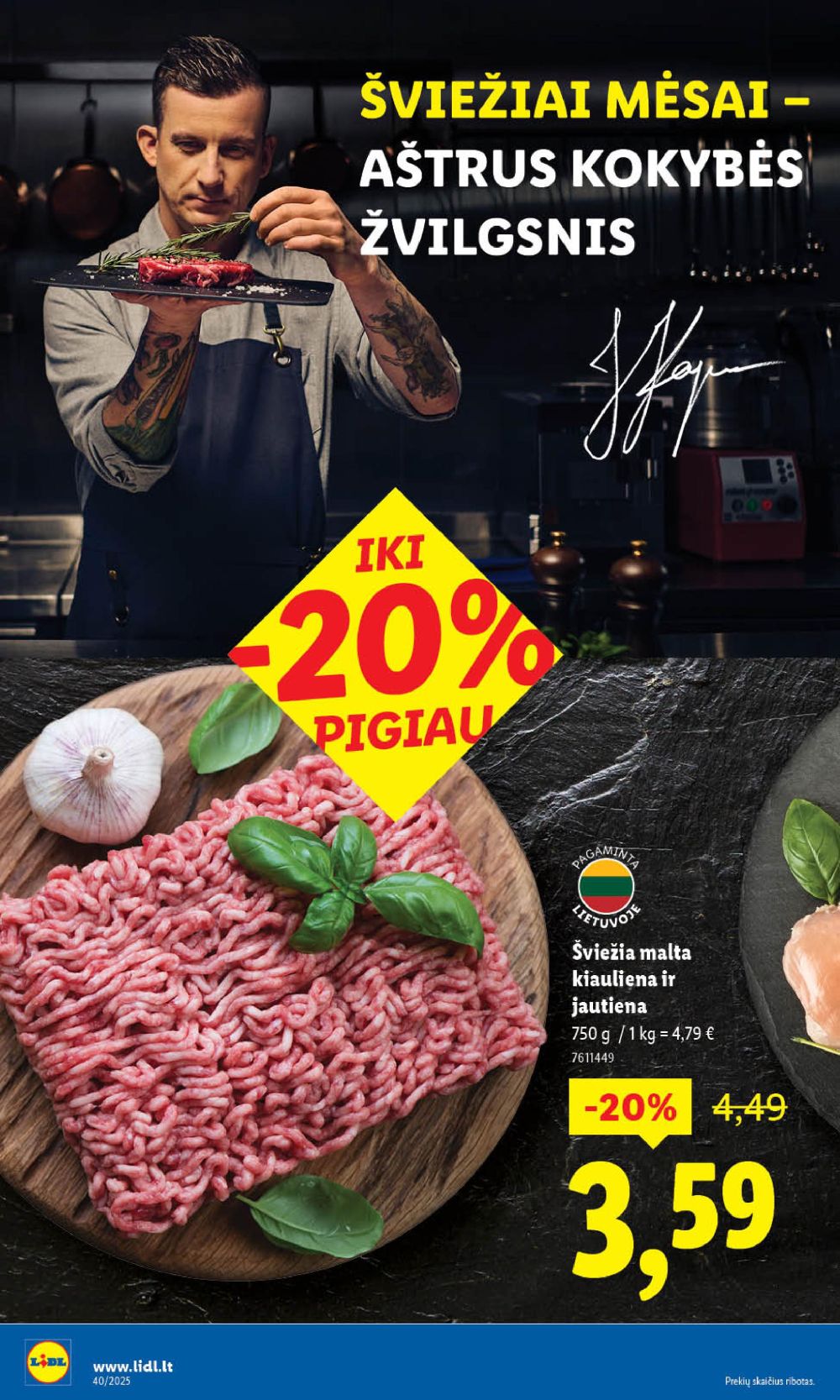 lidl - LIDL - Maisto prekių pasiūlymai (2025 10 02 - 2025 10 05) - page: 14
