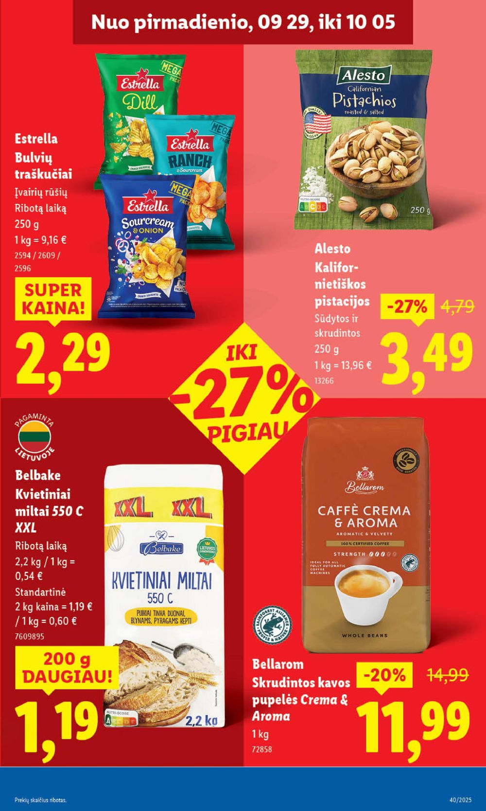 lidl - LIDL - Maisto prekių pasiūlymai (2025 10 02 - 2025 10 05) - page: 29