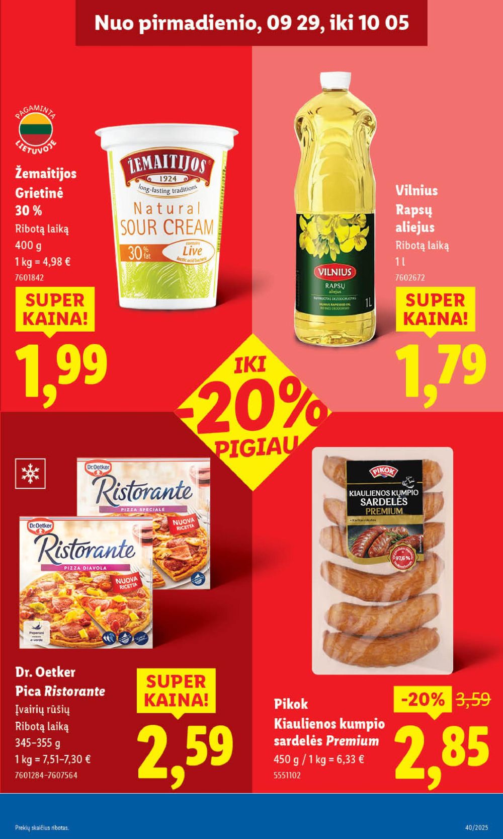 lidl - LIDL - Maisto prekių pasiūlymai (2025 10 02 - 2025 10 05) - page: 27
