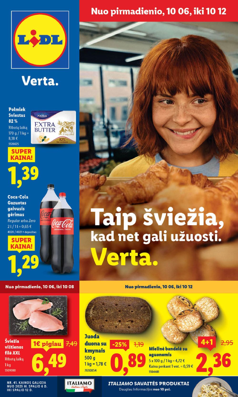 lidl - LIDL - Maisto prekių pasiūlymai (2025 10 06 - 2025 10 12)
