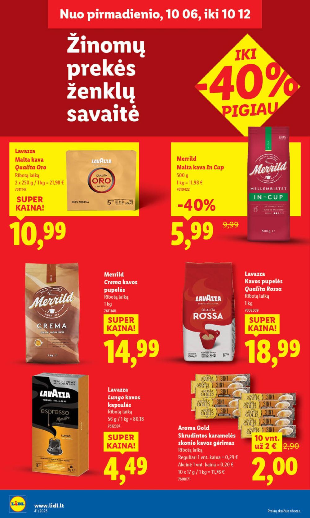 lidl - LIDL - Maisto prekių pasiūlymai (2025 10 06 - 2025 10 12) - page: 48