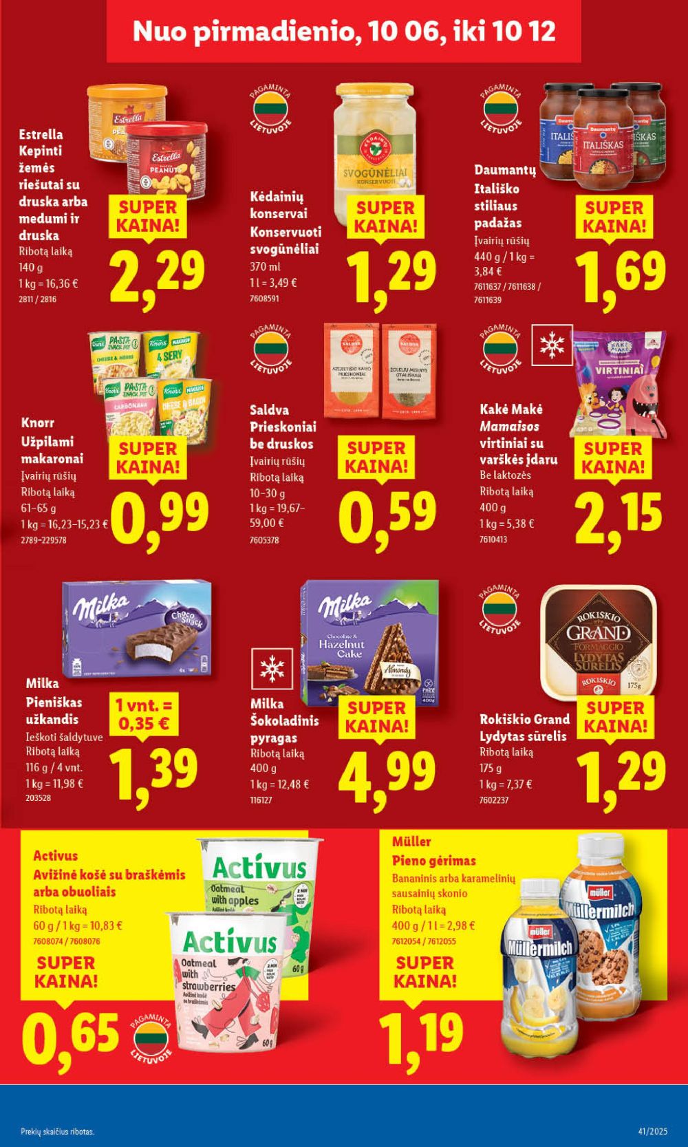 lidl - LIDL - Maisto prekių pasiūlymai (2025 10 06 - 2025 10 12) - page: 47