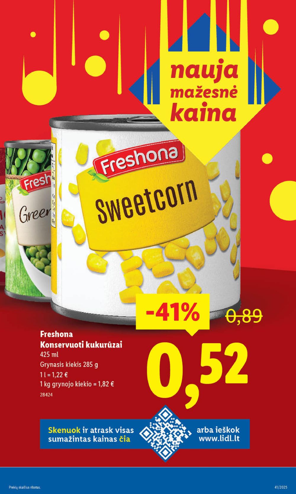 lidl - LIDL - Maisto prekių pasiūlymai (2025 10 06 - 2025 10 12) - page: 3