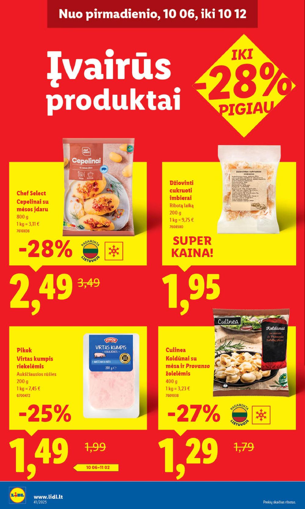 lidl - LIDL - Maisto prekių pasiūlymai (2025 10 06 - 2025 10 12) - page: 54