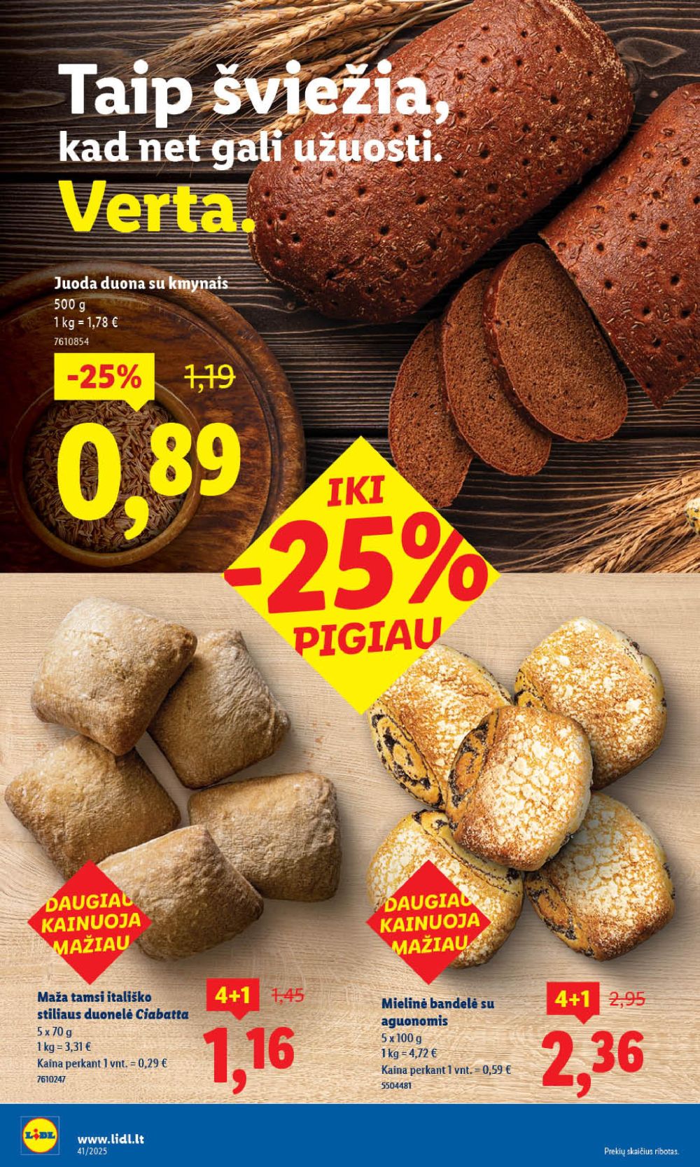 lidl - LIDL - Maisto prekių pasiūlymai (2025 10 06 - 2025 10 12) - page: 6