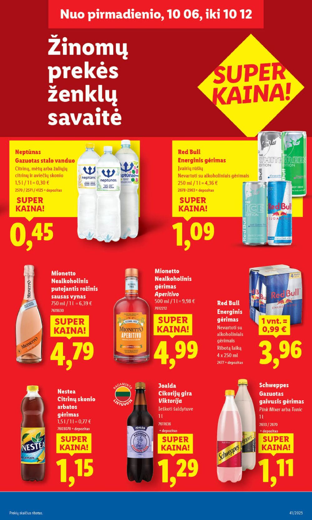 lidl - LIDL - Maisto prekių pasiūlymai (2025 10 06 - 2025 10 12) - page: 45