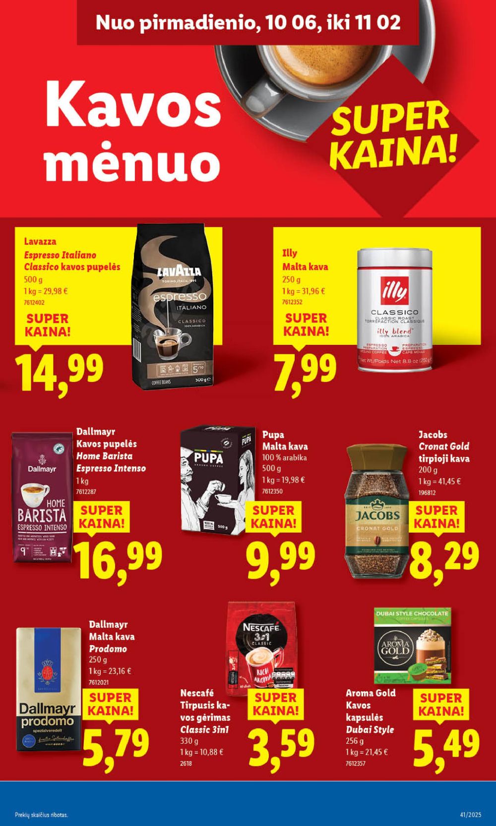 lidl - LIDL - Maisto prekių pasiūlymai (2025 10 06 - 2025 10 12) - page: 49