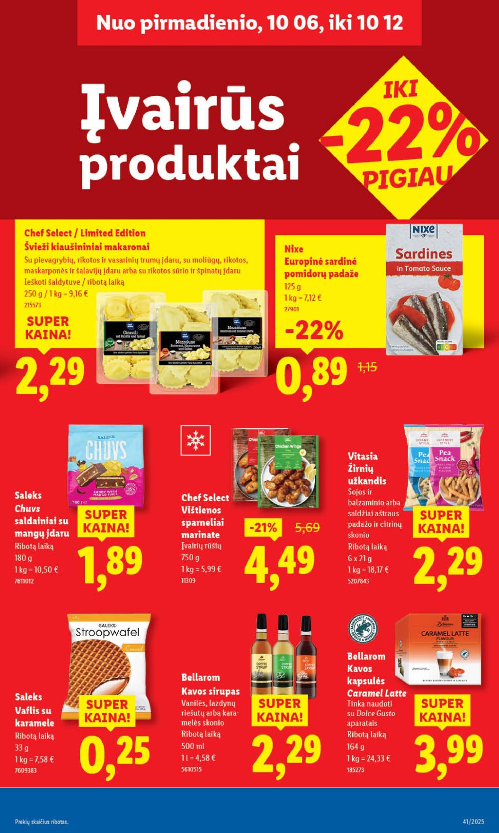 lidl - LIDL - Maisto prekių pasiūlymai (2025 10 06 - 2025 10 12) - page: 57