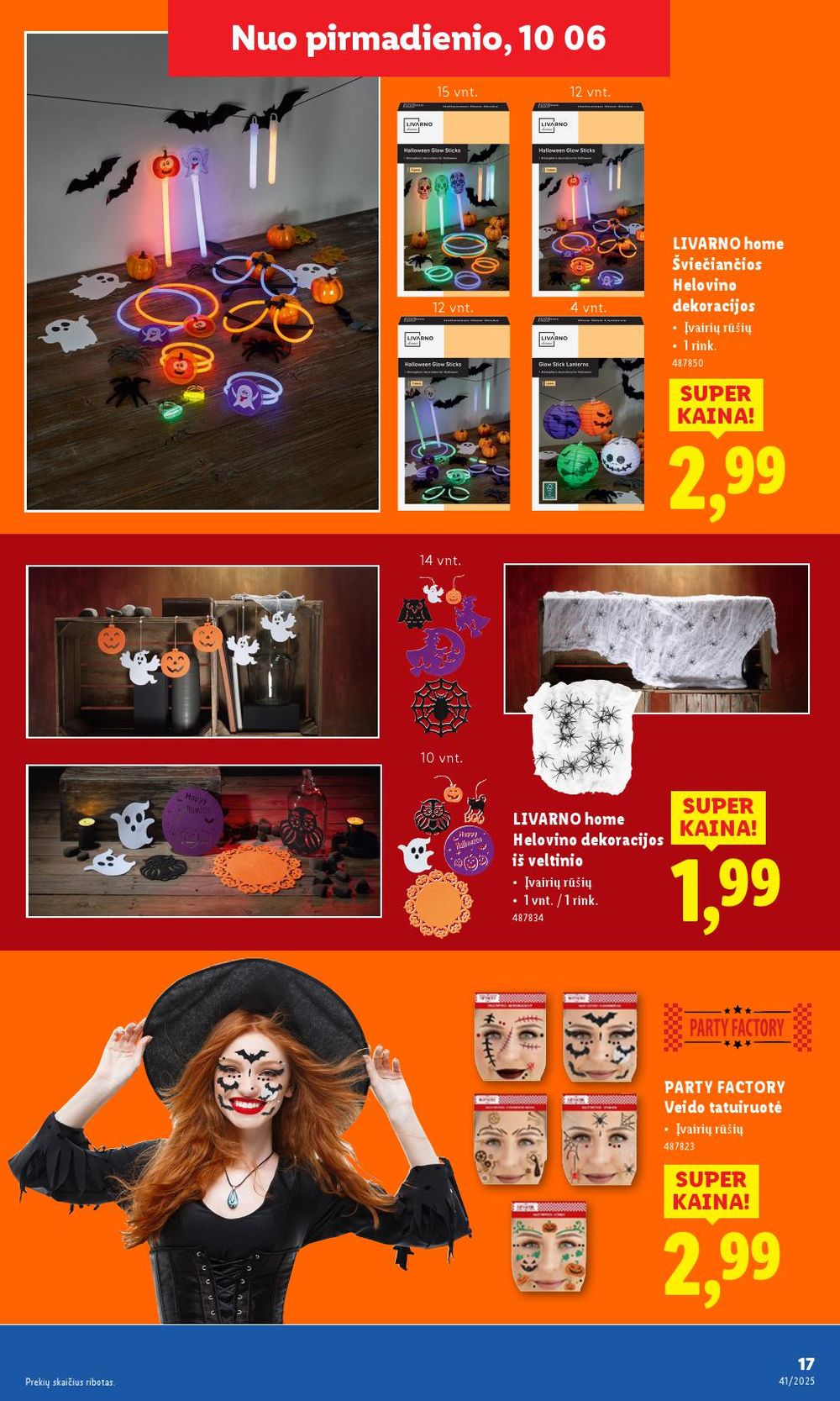 lidl - LIDL - Ne maisto prekių pasiūlymai (2025 10 06 - 2025 10 12) - page: 17