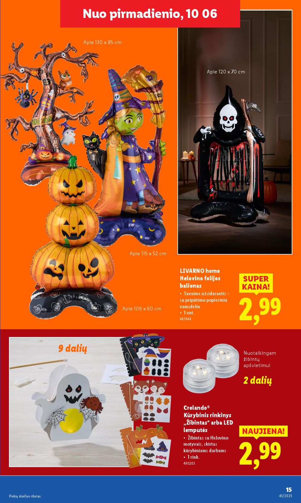 lidl - LIDL - Ne maisto prekių pasiūlymai (2025 10 06 - 2025 10 12) - page: 15