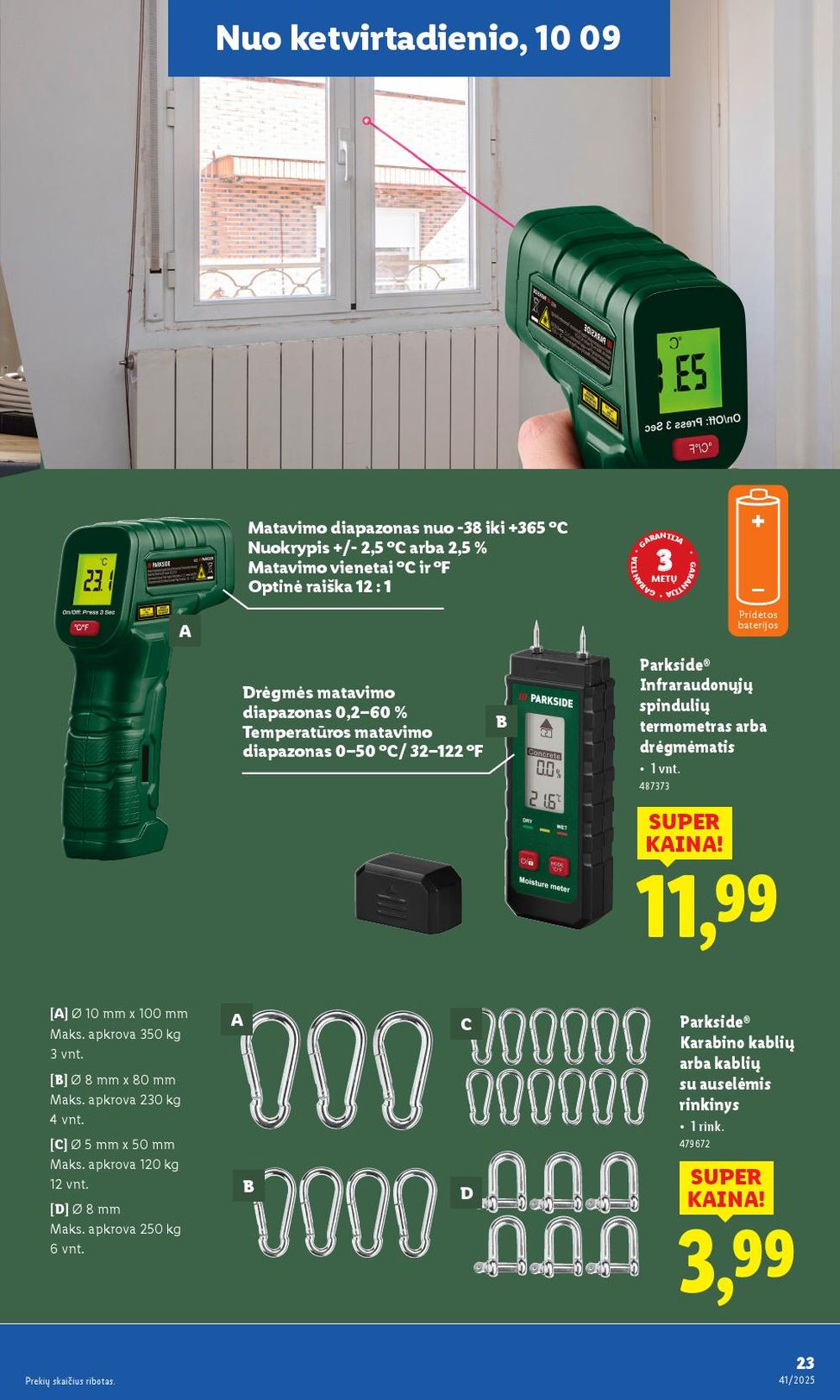 lidl - LIDL - Ne maisto prekių pasiūlymai (2025 10 06 - 2025 10 12) - page: 23