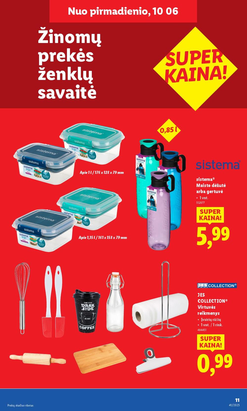 lidl - LIDL - Ne maisto prekių pasiūlymai (2025 10 06 - 2025 10 12) - page: 11