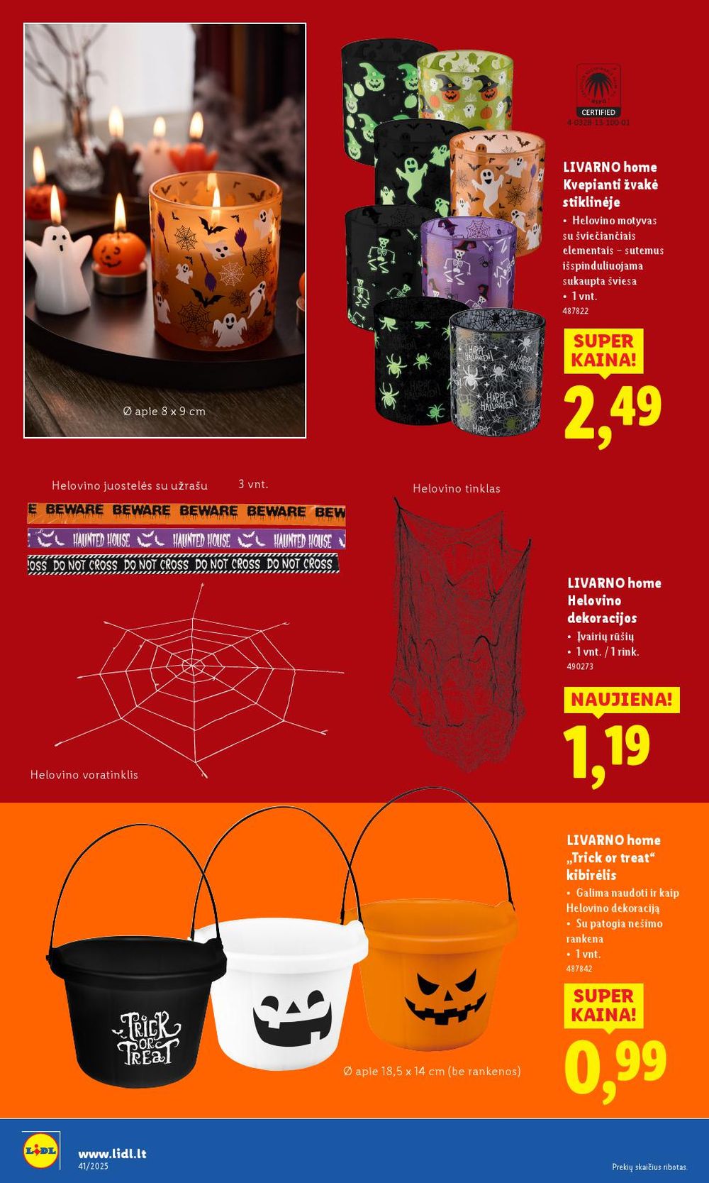 lidl - LIDL - Ne maisto prekių pasiūlymai (2025 10 06 - 2025 10 12) - page: 16