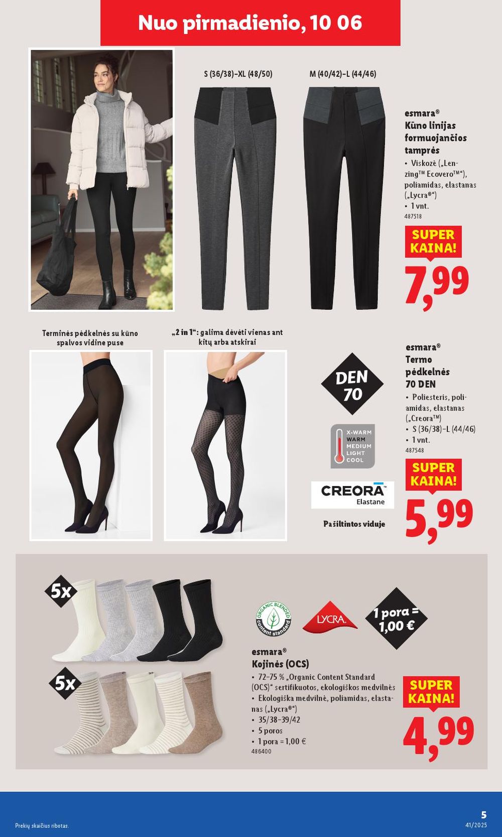 lidl - LIDL - Ne maisto prekių pasiūlymai (2025 10 06 - 2025 10 12) - page: 5