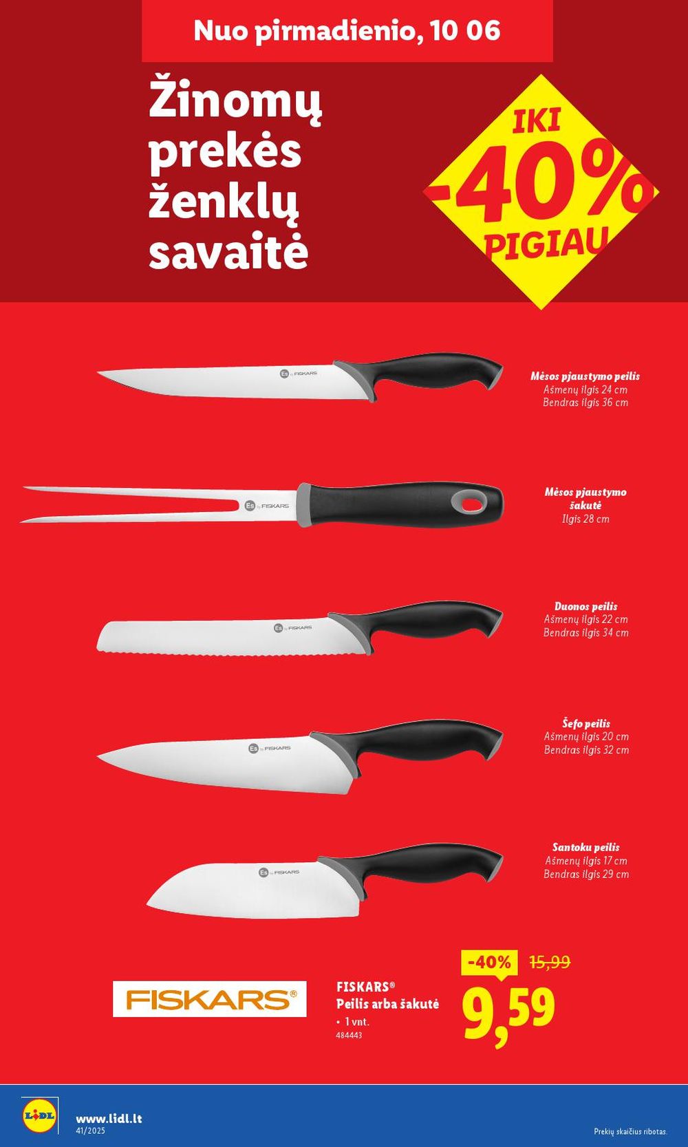 lidl - LIDL - Ne maisto prekių pasiūlymai (2025 10 06 - 2025 10 12) - page: 8