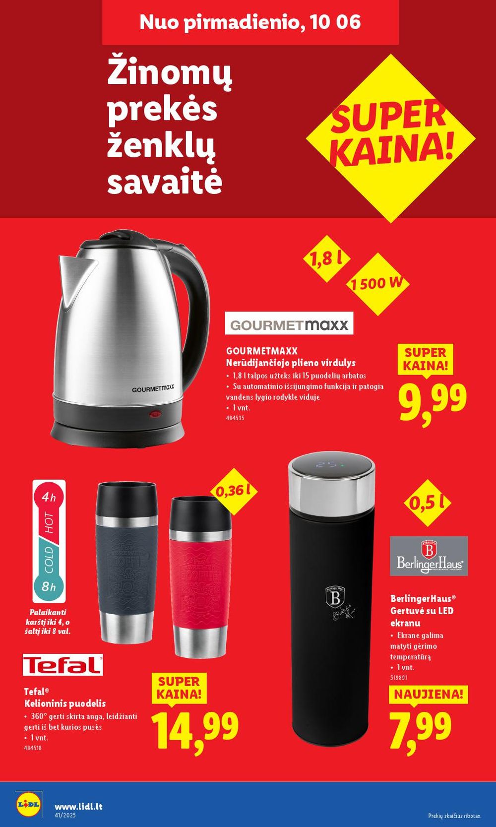 lidl - LIDL - Ne maisto prekių pasiūlymai (2025 10 06 - 2025 10 12) - page: 10