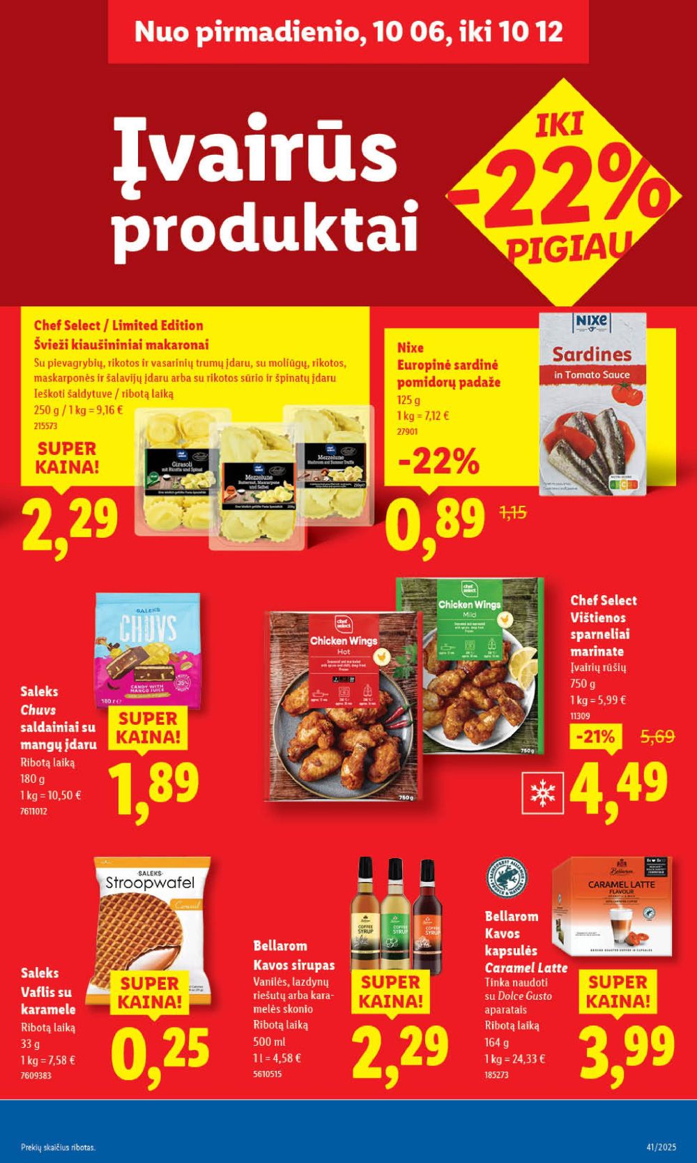 lidl - LIDL - Maisto prekių pasiūlymai (2025 10 09 - 2025 10 12) - page: 65